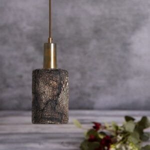 Senna Red Iron Ceramic Clay Pendant Light Ceramic Pendant Lighting Great Lighting UK Ltd