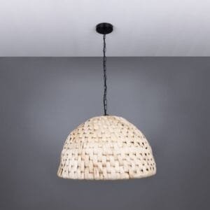 Betty Small Rattan Abaca Pendant Light 58cm IP20 Rattan & Rafia Lighting Collection Great Lighting UK Ltd