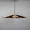 Vernon Raffia Striped Pendant Light 98cm Rattan & Rafia Lighting Collection Great Lighting UK Ltd