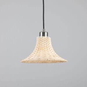 Savannah Small Bell-Shaped Rattan Pendant Light 24cm Rattan & Rafia Lighting Collection Great Lighting UK Ltd