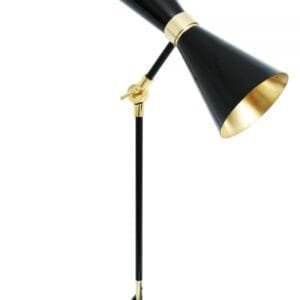 Cairo Adjustable Brass Table Lamp - Mid Century Style Table Lamps Great Lighting UK Ltd