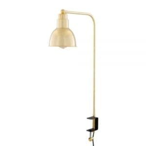 Baku Brass Table Lamp with Desk Clamp Table Lamps Great Lighting UK Ltd
