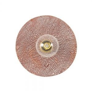 Bog Oak Organic Ceramic Disc Wall Light, Red Iron Ceramic Wall Sconces Great Lighting UK Ltd