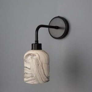Osier Marbled Ceramic Wall Light Ceramic Wall Sconces Great Lighting UK Ltd