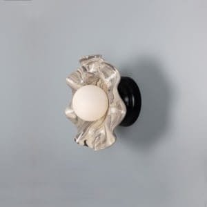 Rivale Wavy Wall or Ceiling Light with Marbled Ceramic Shade Ceramic Wall Sconces Great Lighting UK Ltd
