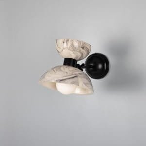Nakaii Marbled Ceramic Wall Light Ceramic Wall Sconces Great Lighting UK Ltd