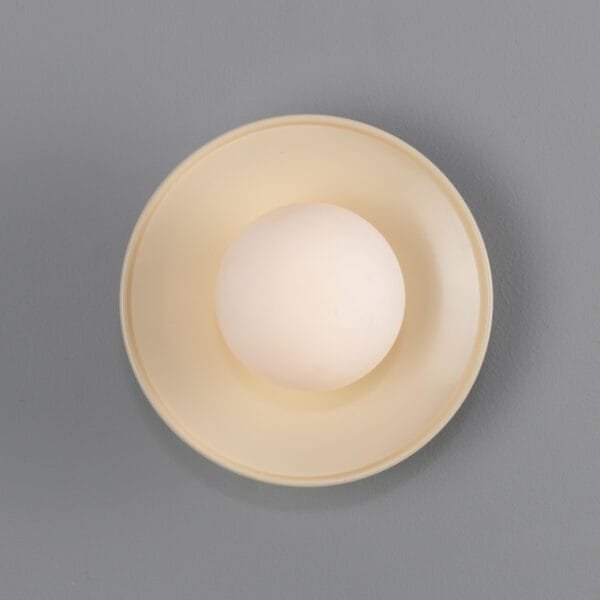 Aosta Coloured Bathroom Disc Wall Light Single Wall Lights Modern Designer Lights