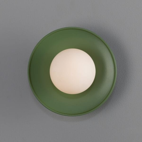 Aosta Coloured Bathroom Disc Wall Light Single Wall Lights Modern Designer Lights