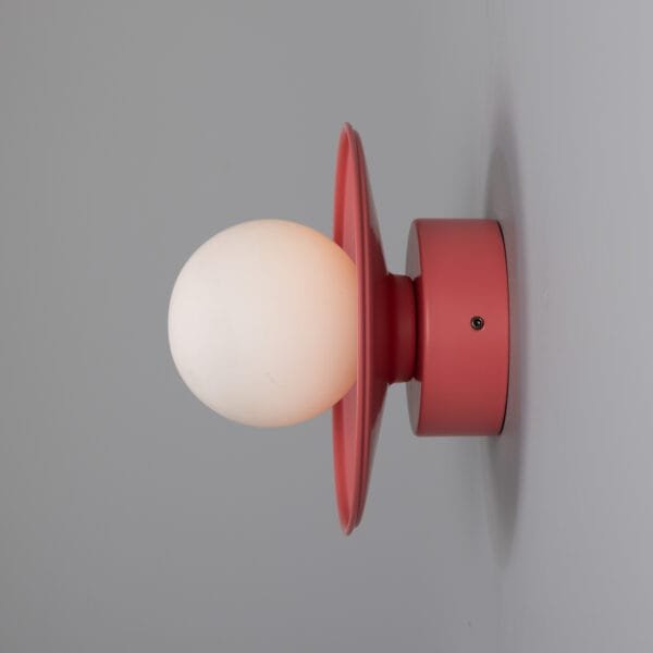 Aosta Coloured Bathroom Disc Wall Light Single Wall Lights Modern Designer Lights