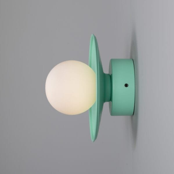 Aosta Coloured Bathroom Disc Wall Light Single Wall Lights Modern Designer Lights