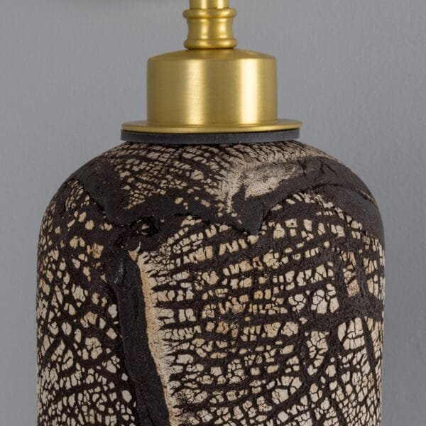 Osier Black Clay Ceramic Bathroom Wall Sconce Ceramic Bathroom Sconces Great Lighting UK Ltd