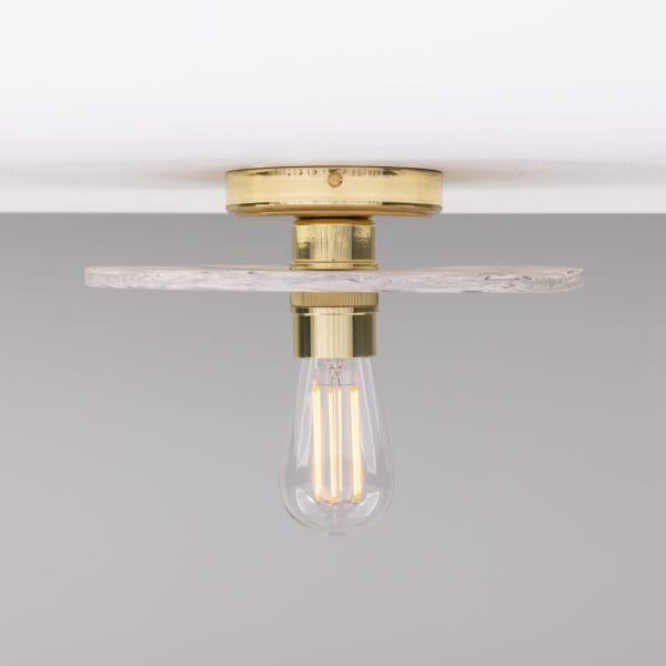 Bog Oak Ceramic Disk Ceiling Light Marbled Finish Ceramic Ceiling Lights Great Lighting UK Ltd