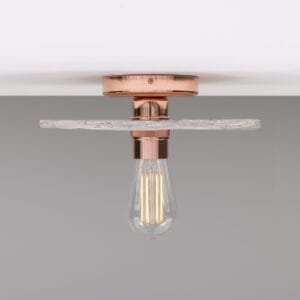 Bog Oak Ceramic Disk Ceiling Light Marbled Finish Ceramic Ceiling Lights Great Lighting UK Ltd