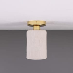 Senna Matt White Ceramic Ceiling Light Ceramic Ceiling Lights Great Lighting UK Ltd