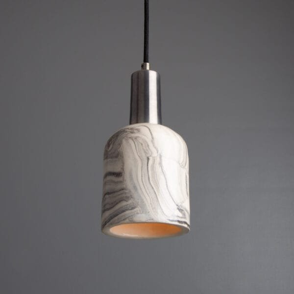Osier Ceramic Marbled Pendant Ceramic Pendant Lighting Great Lighting UK Ltd