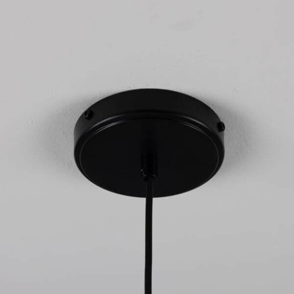 Osier 11.5cm White Stripped Ceramic Pendant Ceramic Pendant Lighting Great Lighting UK Ltd