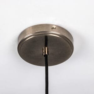 Ceramic Rivale Pendant Light in Black Clay Ceramic Pendant Lighting Great Lighting UK Ltd