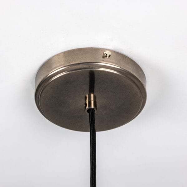 Ceramic Rivale Pendant Light in Black Clay Ceramic Pendant Lighting Great Lighting UK Ltd
