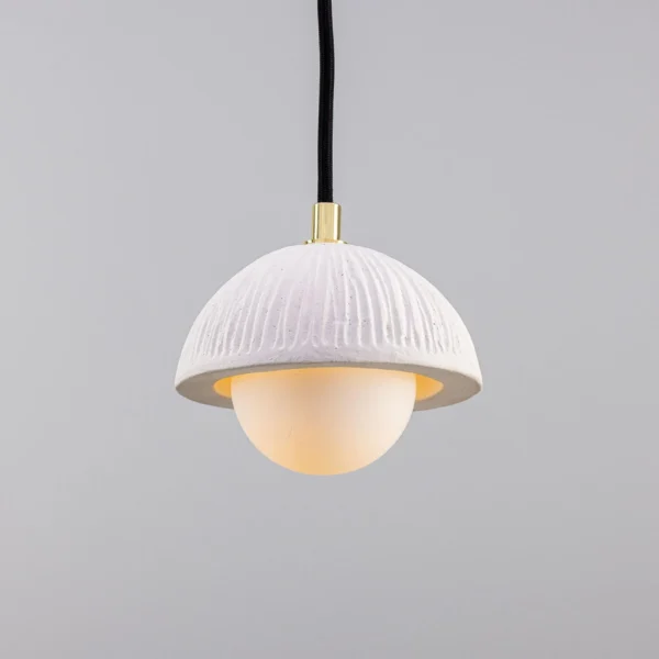 Ferox Small Domed Ceramic Pendant Ceramic Pendant Lighting Great Lighting UK Ltd