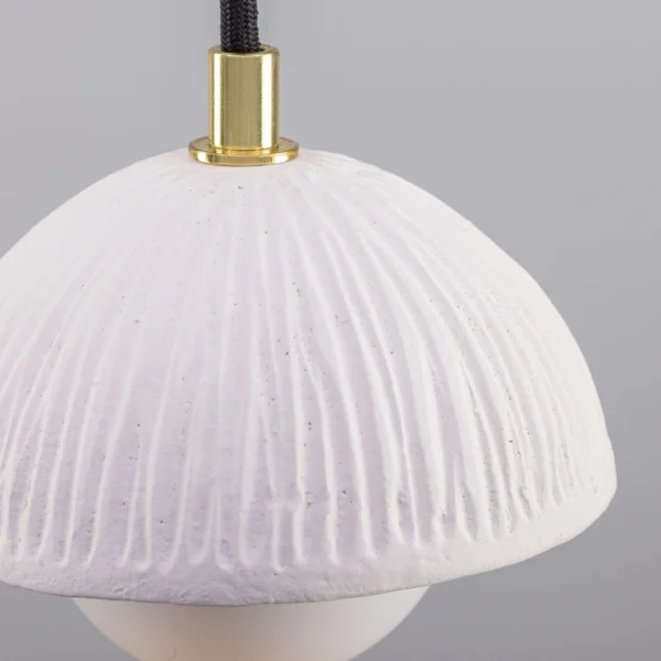 Ferox Small Domed Ceramic Pendant Ceramic Pendant Lighting Great Lighting UK Ltd