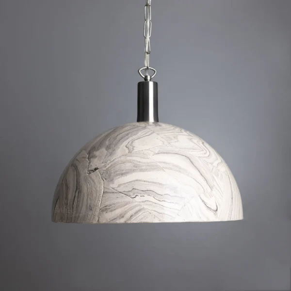 Kauri Larger Marbled Ceramic Pendant 37cm Ceramic Pendant Lighting Great Lighting UK Ltd