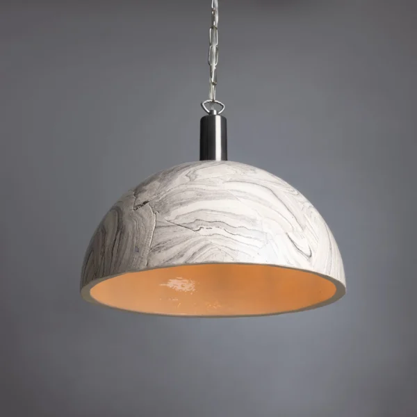 Kauri Larger Marbled Ceramic Pendant 37cm Ceramic Pendant Lighting Great Lighting UK Ltd