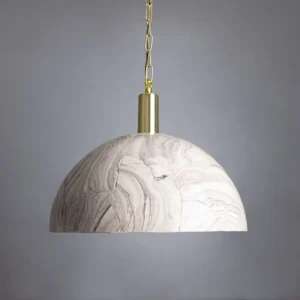 Kauri Larger Marbled Ceramic Pendant 37cm Ceramic Pendant Lighting Great Lighting UK Ltd