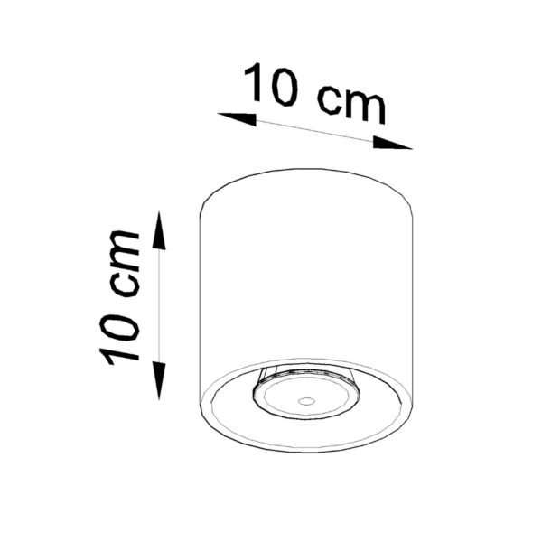 Ceiling Lamp Orbis 1 White - Image 5