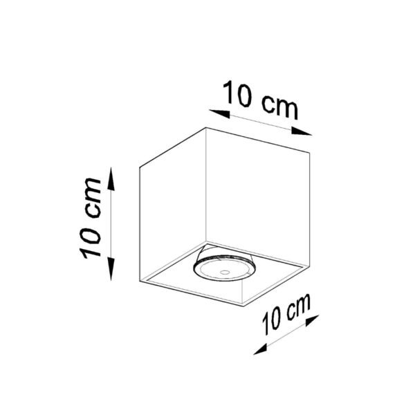 Ceiling Lamp Quad 1 White - Image 5