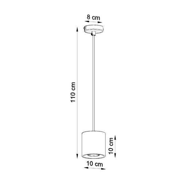 Pendant Lamp Orbis 1 Grey - Image 5