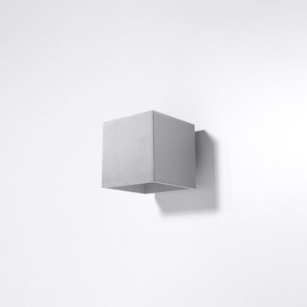 Wall Lamp Quad 1 Grey Box Wall Lights Modern Designer Lights
