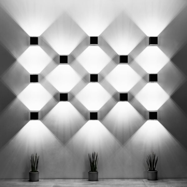 Wall Lamp Quad 1 White - Image 4