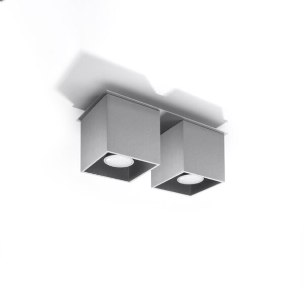 Ceiling Lamp Quad 2 Grey - Image 2