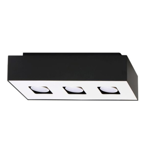 Ceiling Lamp Mono 3 Black