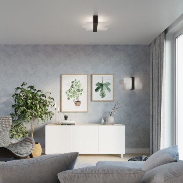 Wall Lamp Feniks 1 Wenge - Image 6