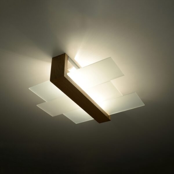 Ceiling Lamp Feniks 2 Natural Wood - Image 3