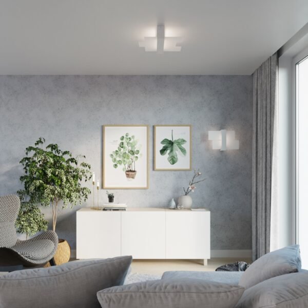 Ceiling Lamp Feniks 2 White - Image 6