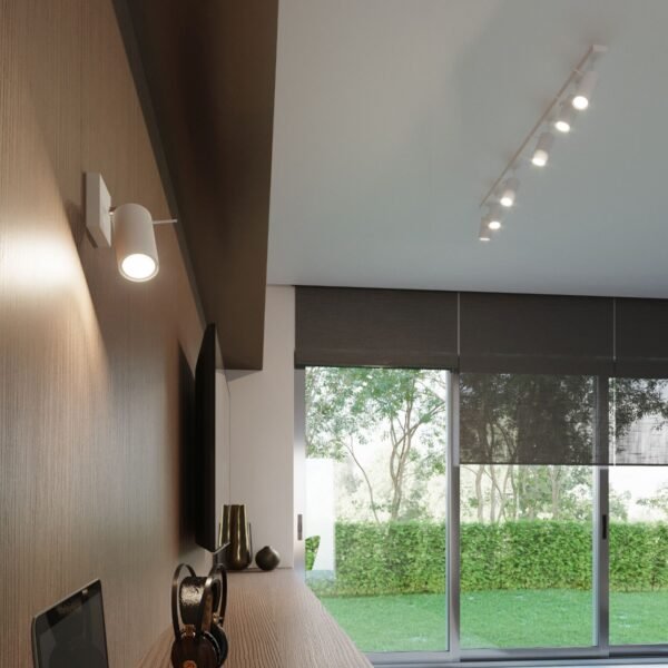 Wall Lamp Ring White - Image 6