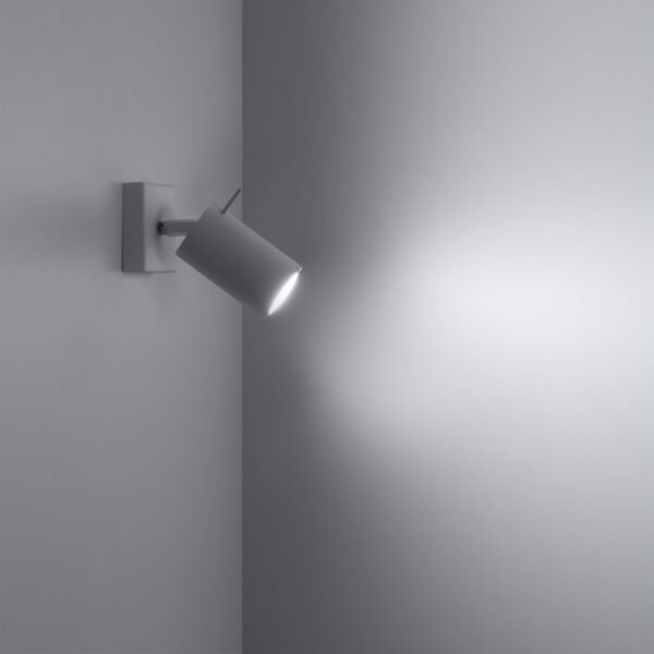 Wall Lamp Ring White - Image 3