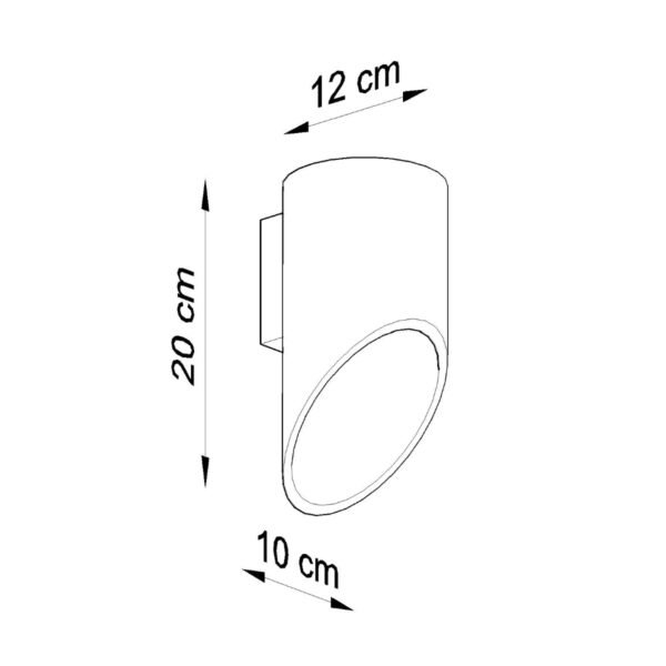 Wall Lamp Penne 20 White - Image 4