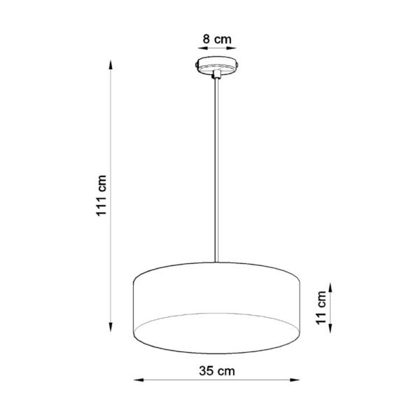 Pendant Lamp Arena 35 Grey - Image 4