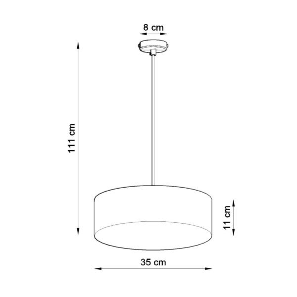 Pendant Lamp Arena 35 White - Image 4