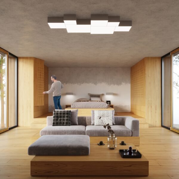 Ceiling Lamp Horus 35 Grey - Image 6