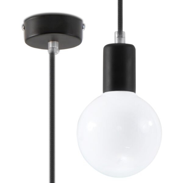 Pendant Lamp Edison Black