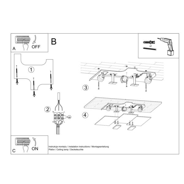 Ceiling Lamp Fabiano - Image 5