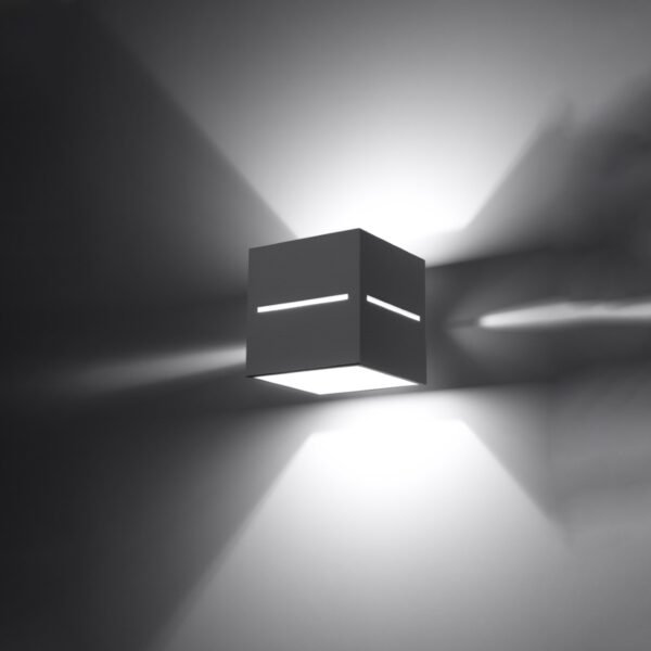 Wall Lamp Lobo Grey Single Wall Lights Modern Designer Lights