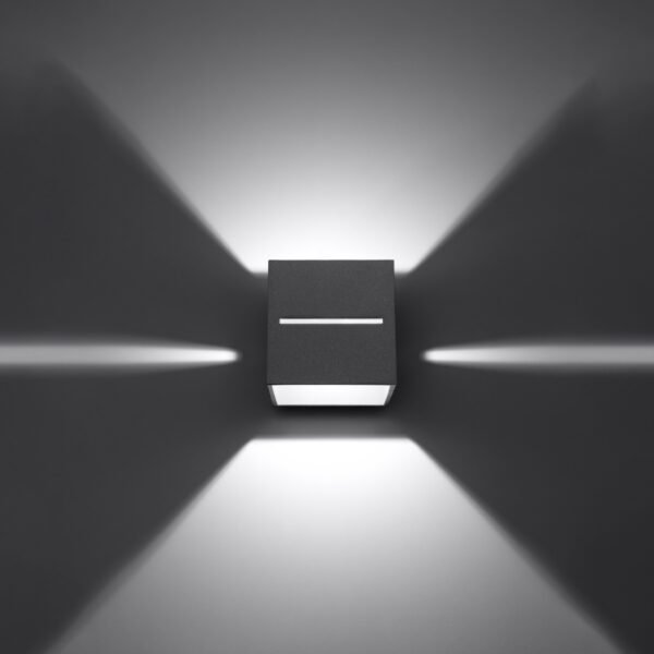 Wall Lamp Lobo Grey Single Wall Lights Modern Designer Lights