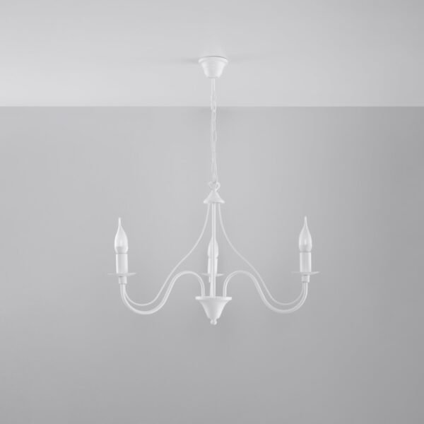 Chandelier Minerwa 3 White Ceiling Chandeliers Modern Designer Lights