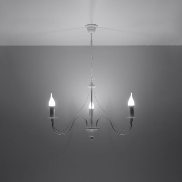 Chandelier Minerwa 3 White Ceiling Chandeliers Modern Designer Lights