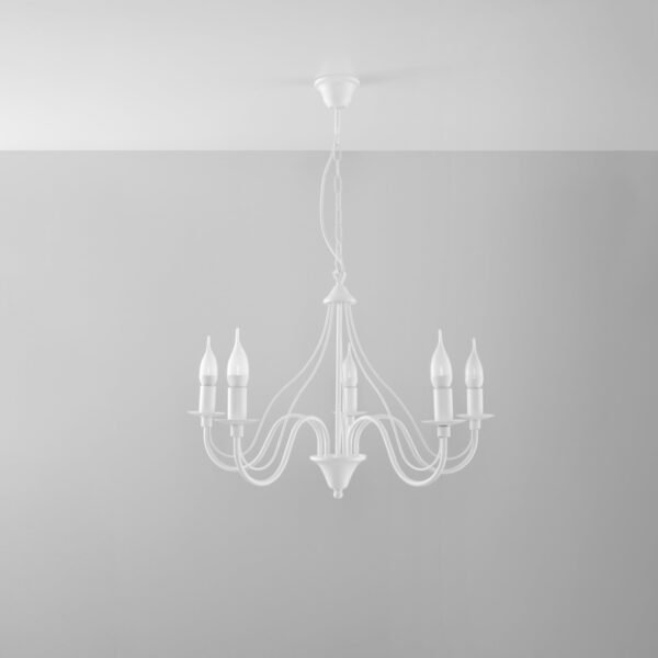 Chandelier Minerwa 5 White - Image 2